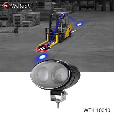 10 ولت - 80 ولت آبی LED Spot Light IP67 چراغ های لامپ کامیون با براکت نصب فولاد ضد زنگ