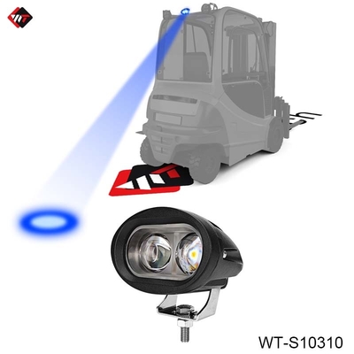 چراغ آبی 10W LED آبی 10V - 80V با خانه آلومینیومی