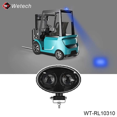 چراغ نقطه ای LED آبی PMMA لنز ضد آب IP67 WT-RL10310 برای کامیون و تجهیزات مهندسی