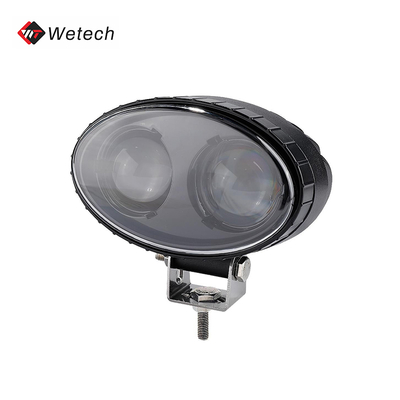 10 ولت - 80 ولت آبی LED Spot Light IP67 چراغ های لامپ کامیون با براکت نصب فولاد ضد زنگ