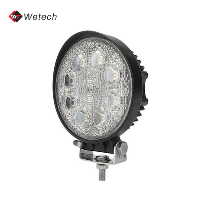 چراغ LED کار گرد ضد آب چراغ کمکی LED 24W با خانه آلومینیومی
