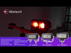چراغ‌های کار لیفتراک WT-102030، چراغ‌های ایمنی عابر پیاده لیفتراک 12 ولت 24 ولت، 30 وات