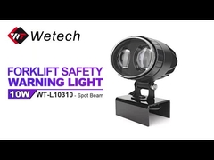 WT-L10310 10 ولت - 80 ولت آبی چراغ LED IP67 چراغ های چراغ کامیون با براکت نصب فولاد ضد زنگ