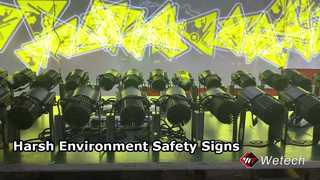 علائم ایمنی پروژکتور LED Gobo 240W IP65